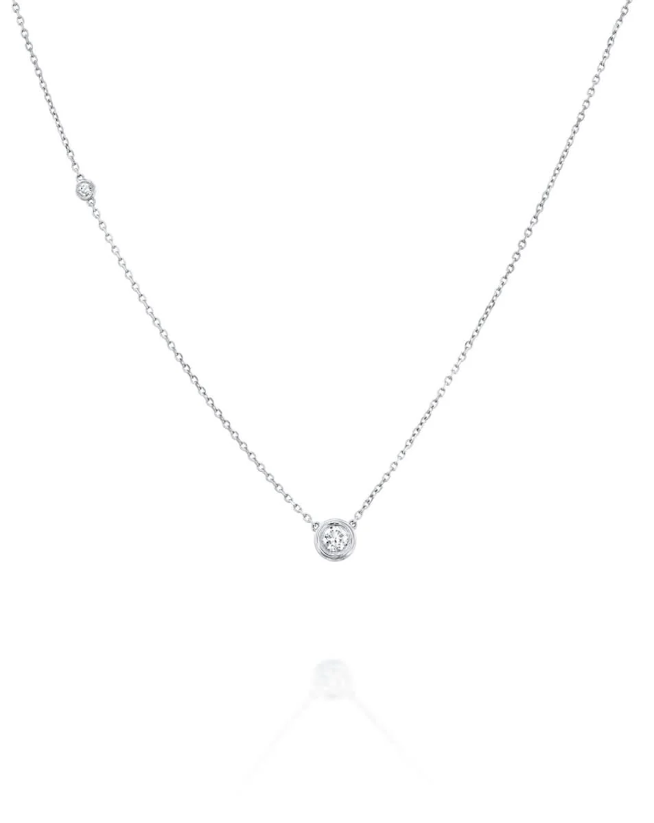 שרשרת DIAMONDS STREAMS עם יהלום מרכזי 0.23 - Image 5