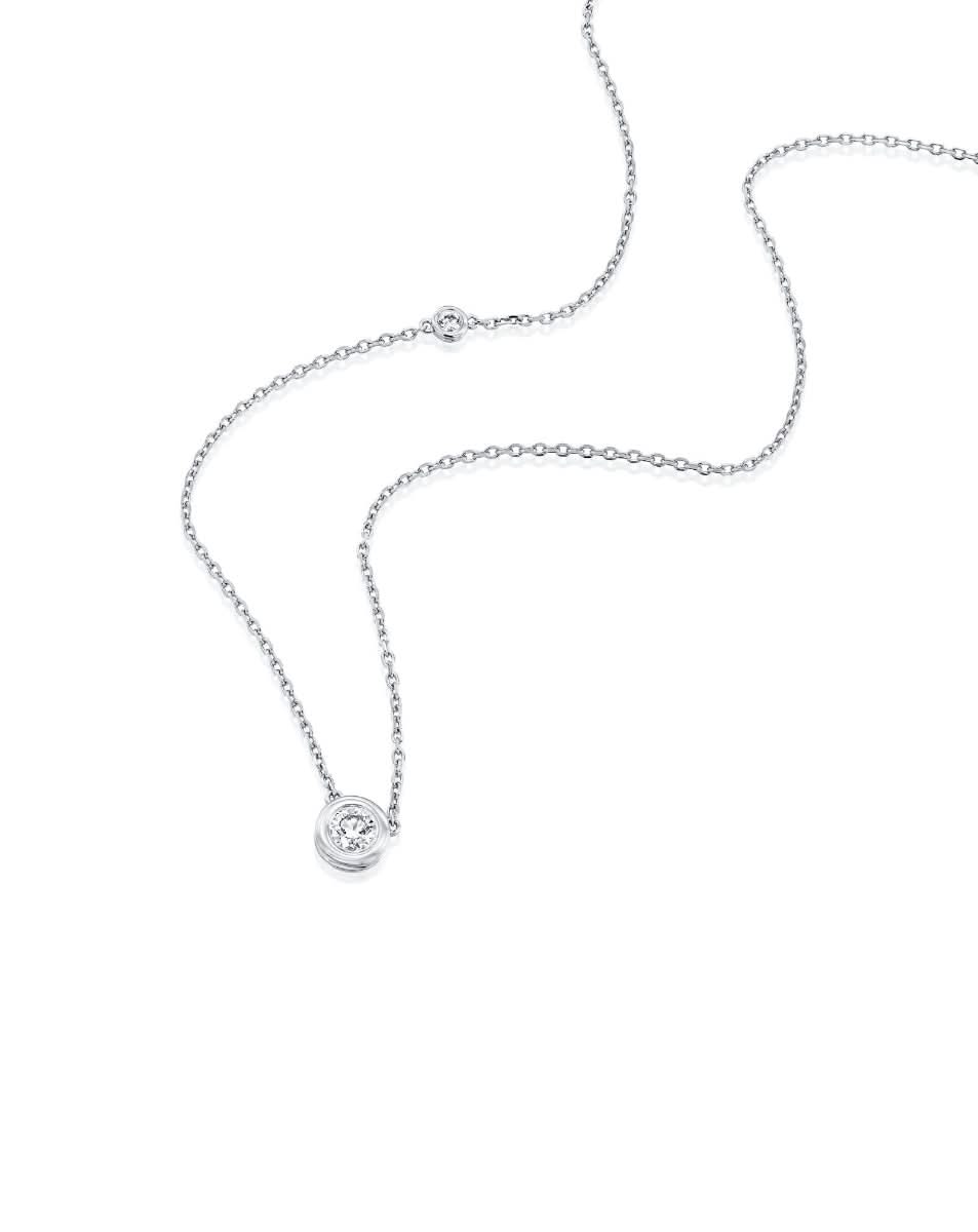 שרשרת DIAMONDS STREAMS עם יהלום מרכזי 0.23 - Image 6