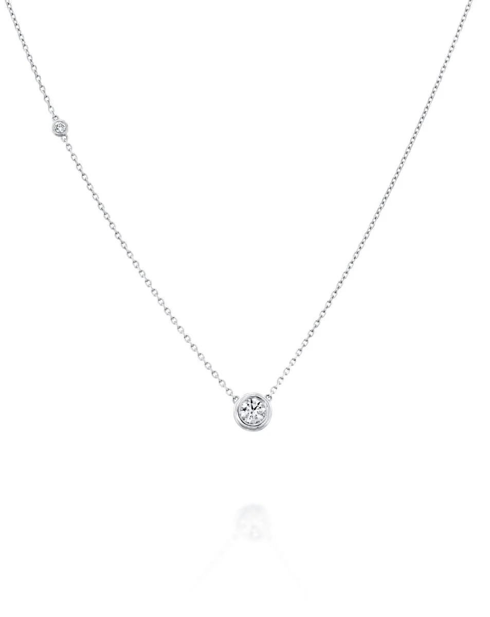 שרשרת DIAMONDS STREAMS עם יהלום מרכזי 0.40 - Image 3